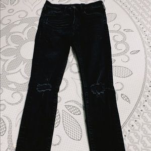 black skinny jeans